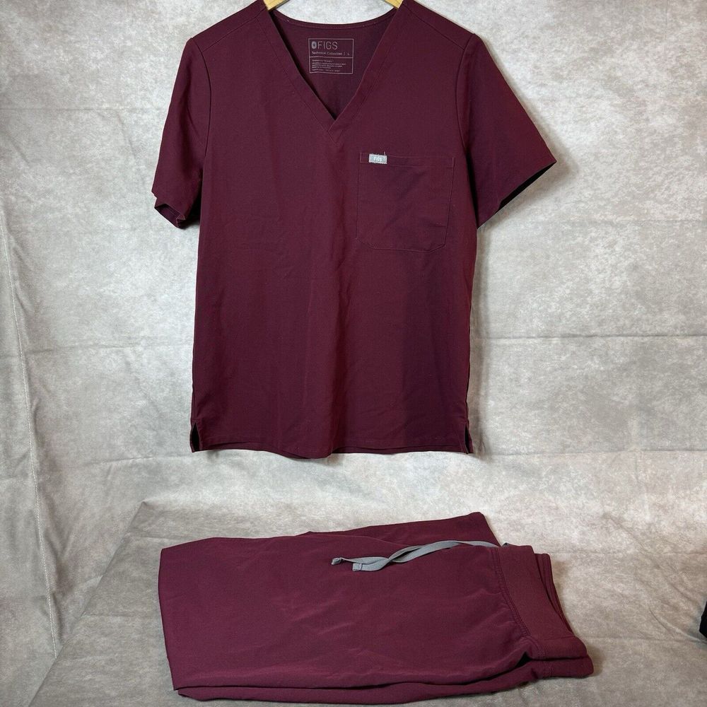 Figs Women's Tunic Top - Burgundy